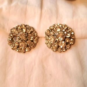 Rhinestone vintage  buttons
